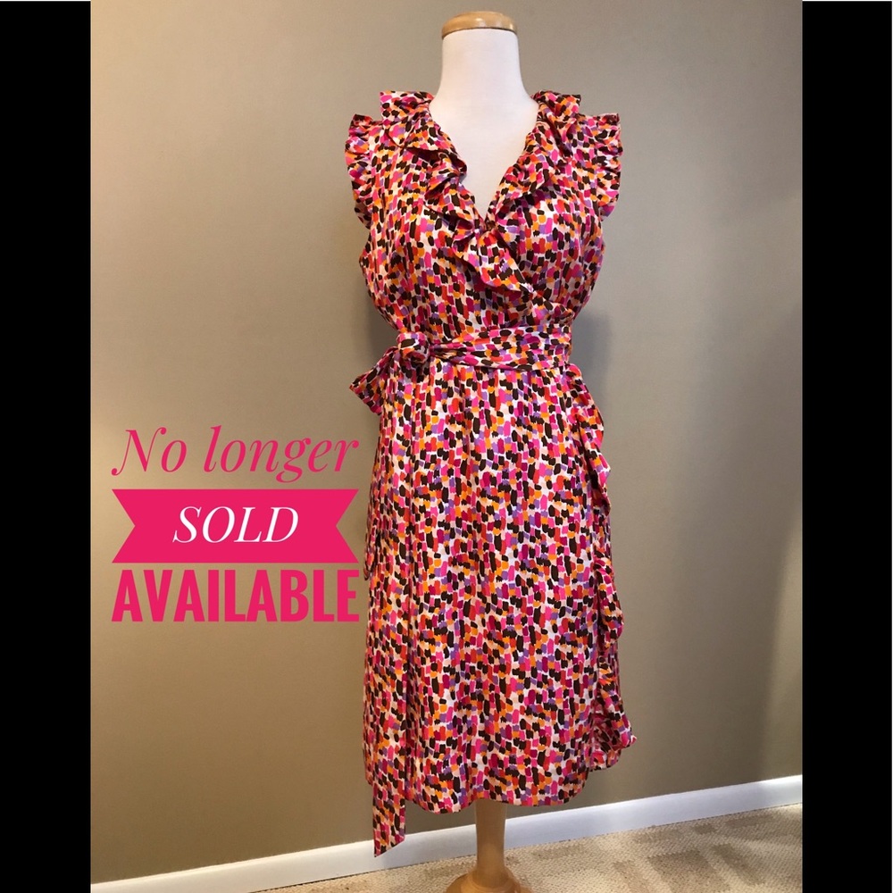 Kate Spade Pink Wrap Dress❣️